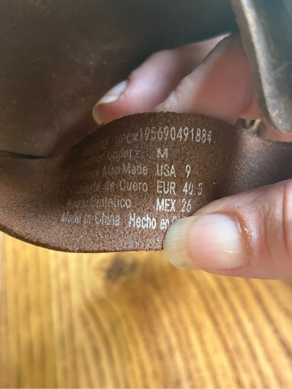 Mountain Soles Women's Brown Cross-Strap Leather Sandals